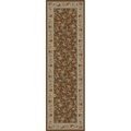 Concord Global 9 ft. 3 in. x 12 ft. 6 in. Ankara Floral Garden - Brown 62288